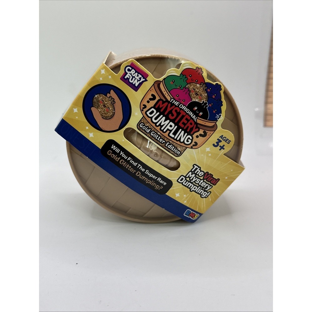 RMS Crazy Fun Squishy Bun Gold Glitter Edition Mystery Dumpling Five Below New